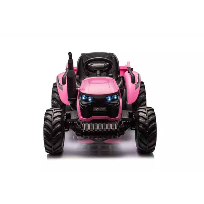 Trator infantil elétrico LEAN CARS HC-306 rosa 24V