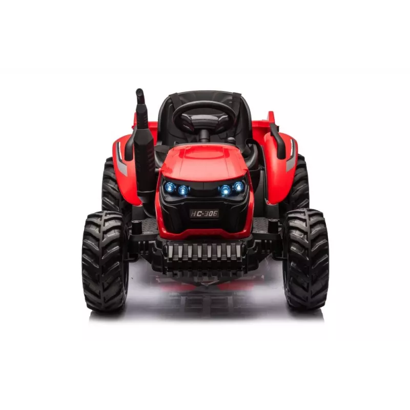 LEAN CARS Trator a bateria HC-306 vermelho 24V