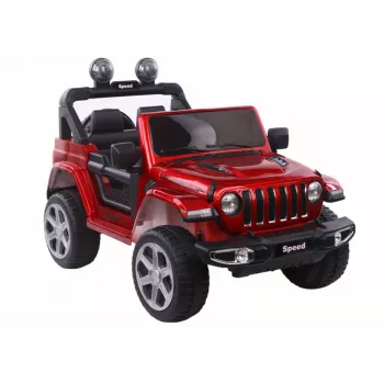 LEAN CARS Veículo a bateria FT-938 vermelho pintado 4x4