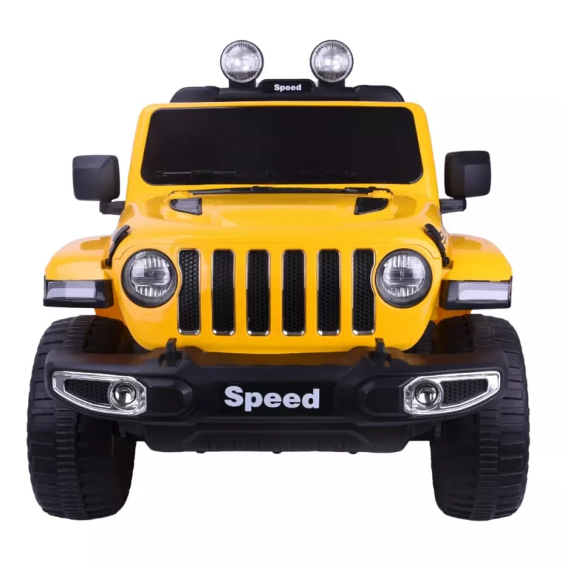 LEAN CARS Veículo a bateria FT-938 amarelo pintado 4x4
