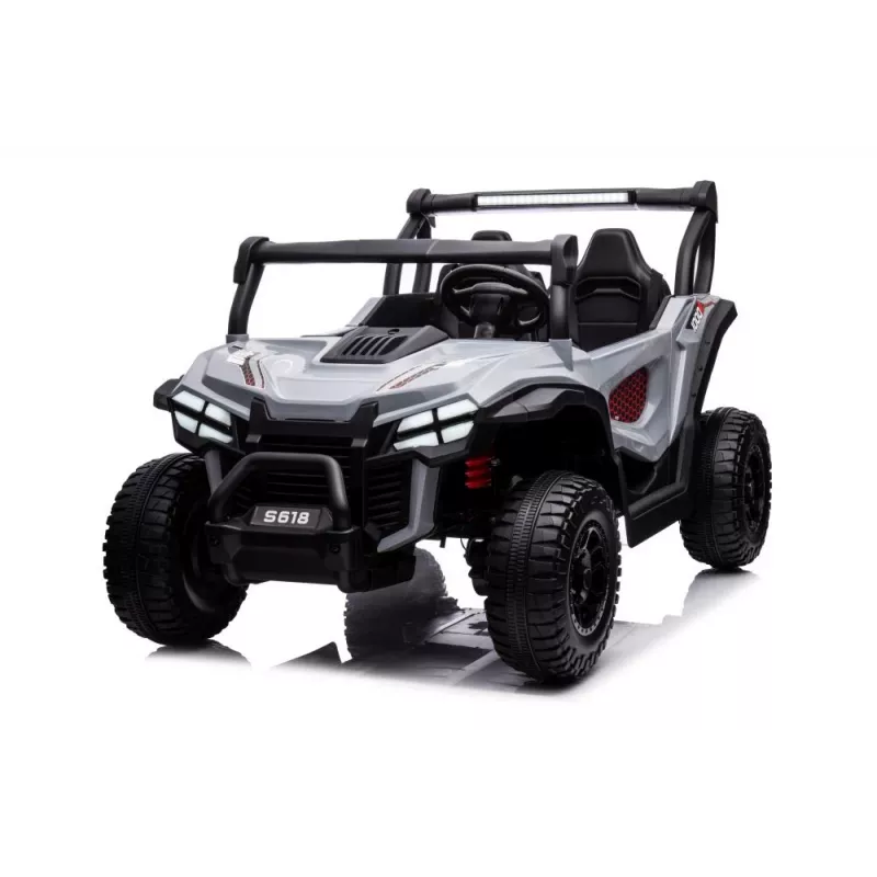LEAN CARS Veículo a Bateria S618 Cinzento 4x4