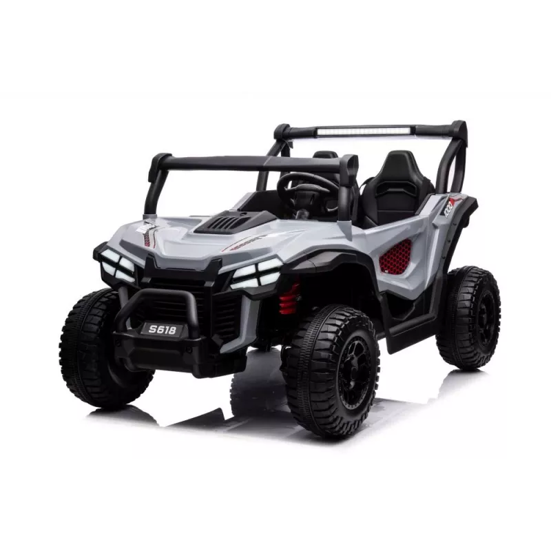 LEAN CARS Veículo a Bateria S618 Cinzento 4x4