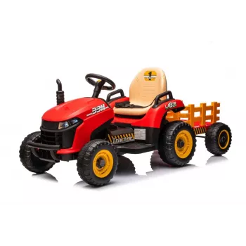 LEAN CARS Trator a bateria BBH-030 vermelho