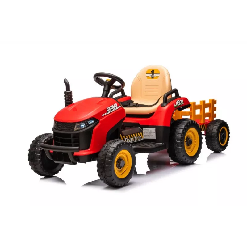 LEAN CARS Trator a bateria BBH-030 vermelho