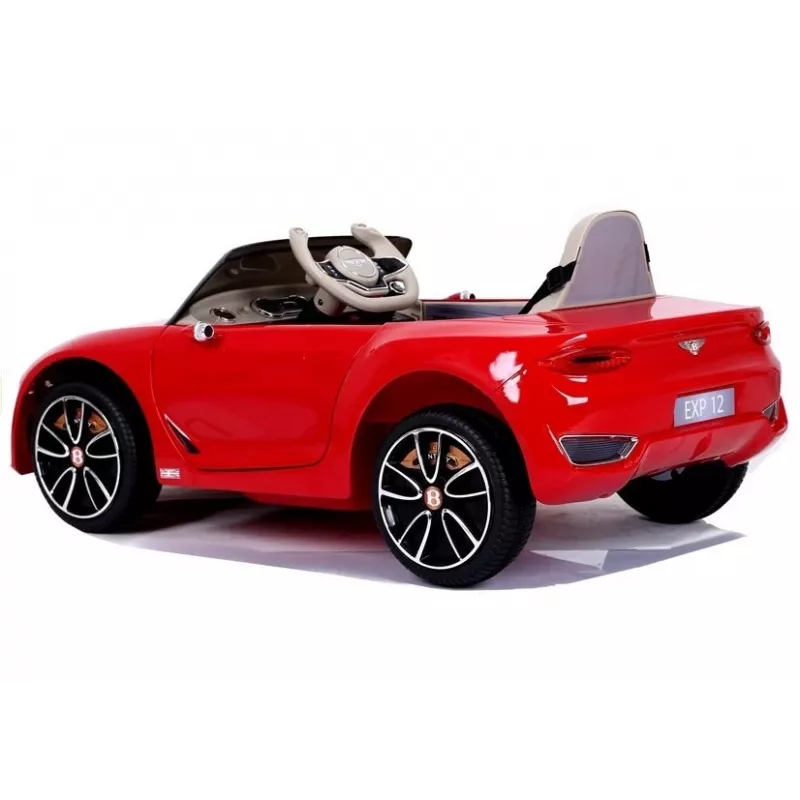Carro elétrico para criança LEAN CARS Bentley Continental GT 12V - pintado a vermelho
