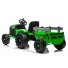 LEAN CARS CH9959B Trator a bateria com atrelado Verde-claro 24V