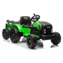 LEAN CARS CH9959B Trator a bateria com atrelado Verde-claro 24V