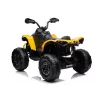 LEAN CARS DK-CA002 Quadriciclo a bateria 12V 10Ah 4x4 Amarelo