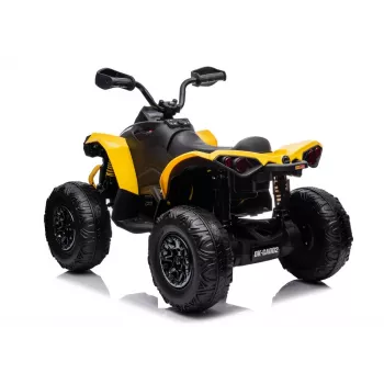 LEAN CARS DK-CA002 Quadriciclo a bateria 12V 10Ah 4x4 Amarelo