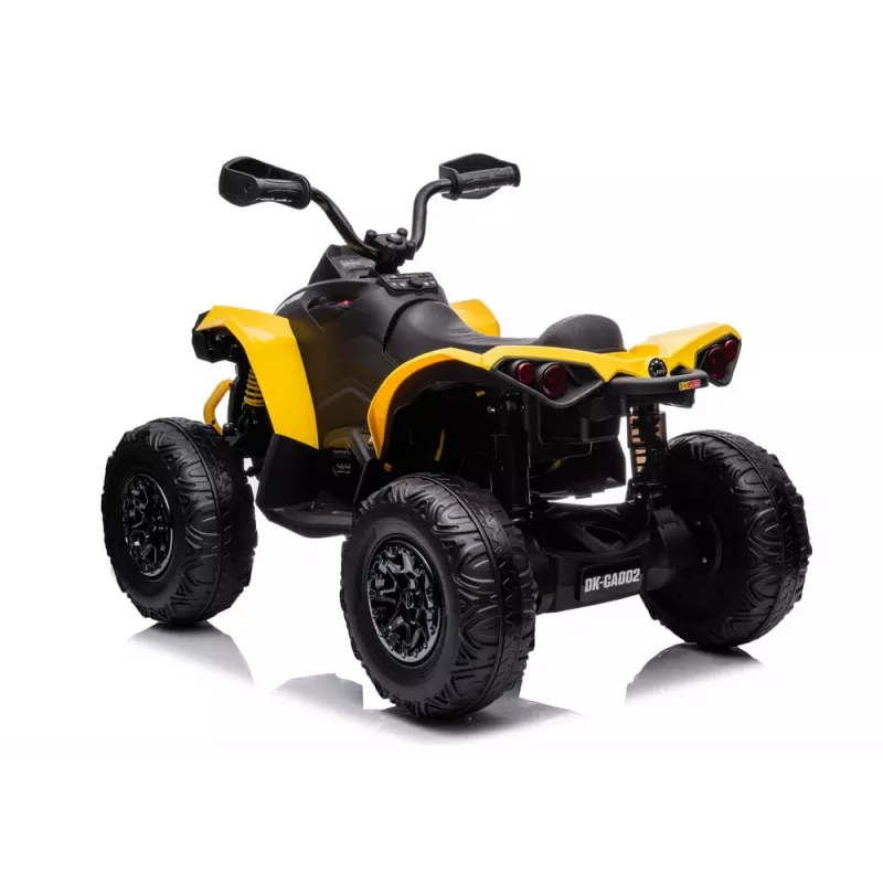 LEAN CARS DK-CA002 Quadriciclo a bateria 12V 10Ah 4x4 Amarelo