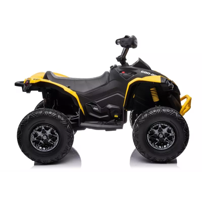 LEAN CARS DK-CA002 Quadriciclo a bateria 12V 10Ah 4x4 Amarelo