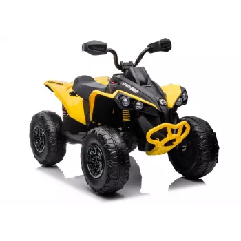 LEAN CARS DK-CA002 Quadriciclo a bateria 12V 10Ah 4x4 Amarelo