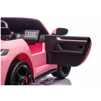 LEAN CARS DK-P911 Porsche GT3 24V rosa carro a bateria para criança