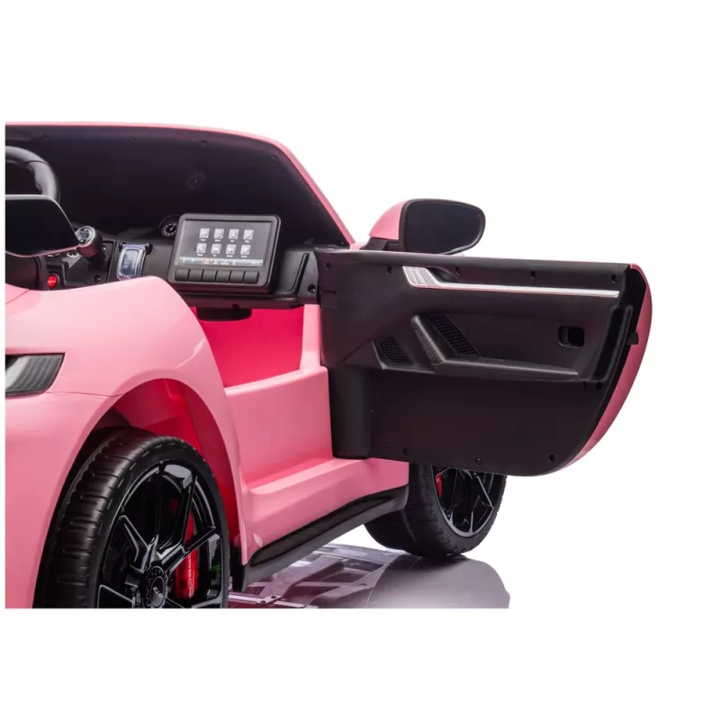 LEAN CARS DK-P911 Porsche GT3 24V rosa carro a bateria para criança