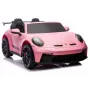 LEAN CARS DK-P911 Porsche GT3 24V rosa carro a bateria para criança