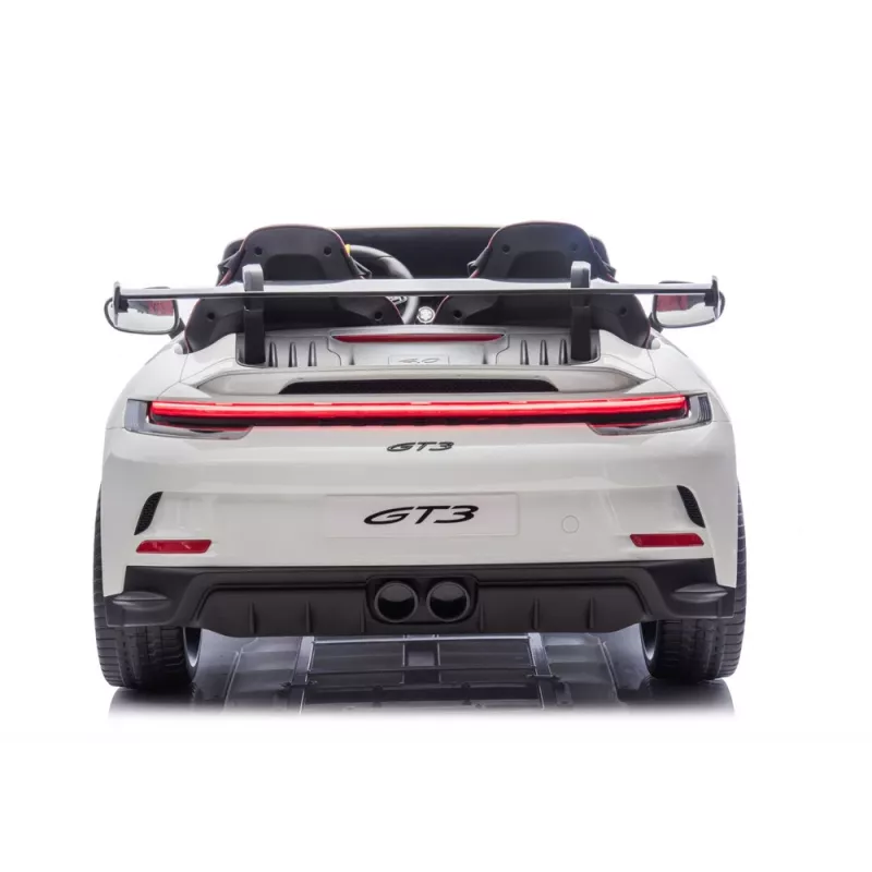 LEAN CARS DK-P911 Porsche GT3 Carro de Criança a Bateria Branco