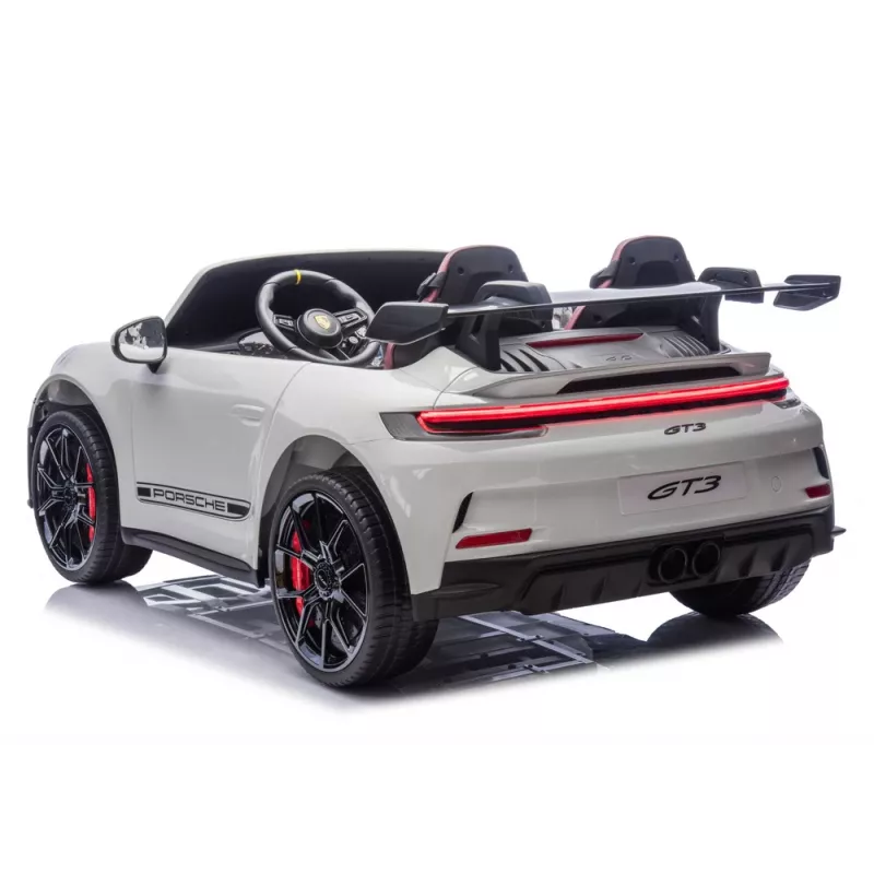 LEAN CARS DK-P911 Porsche GT3 Carro de Criança a Bateria Branco