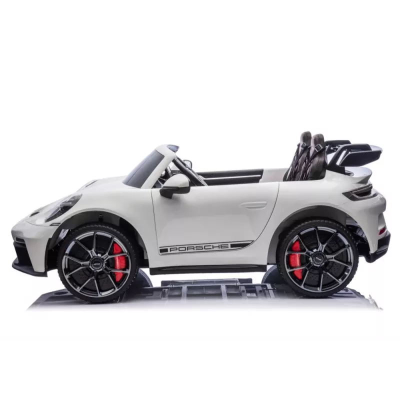 LEAN CARS DK-P911 Porsche GT3 Carro de Criança a Bateria Branco