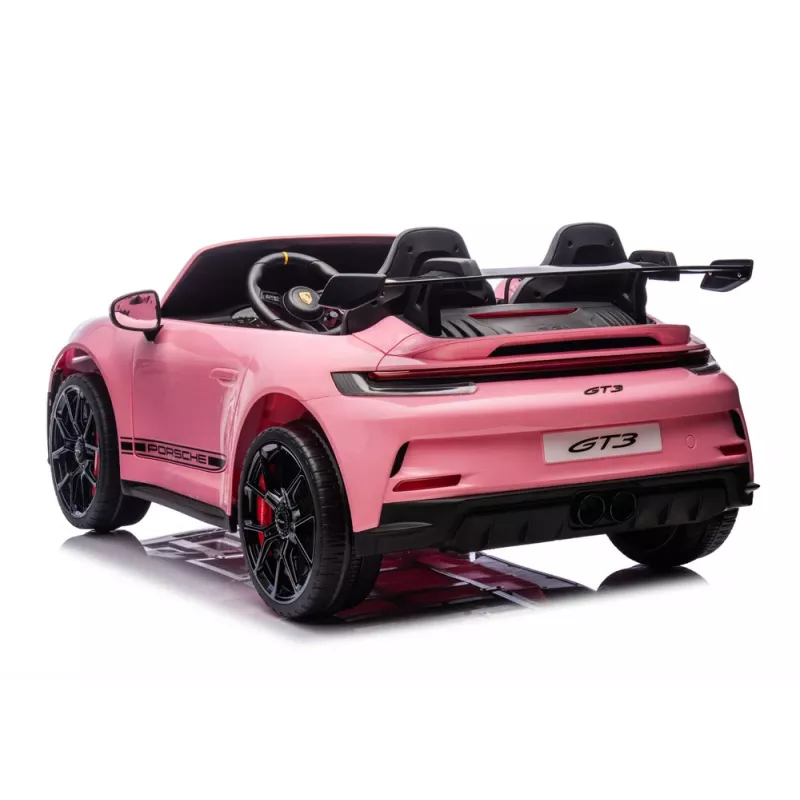 LEAN CARS DK-P911 Porsche GT3 Rosa Carro de Bateria para Crianças