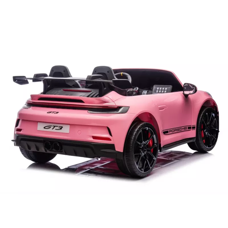 LEAN CARS DK-P911 Porsche GT3 Rosa Carro de Bateria para Crianças