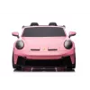 LEAN CARS DK-P911 Porsche GT3 Rosa Carro de Bateria para Crianças