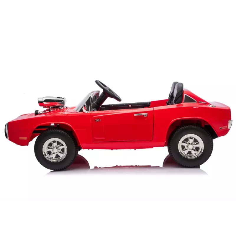 Carro a bateria LEAN CARS Dodge Charger R/T DLS-K12 24V7Ah Vermelho