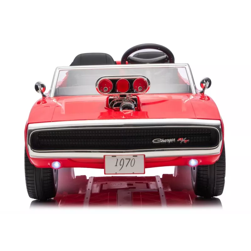 Carro a bateria LEAN CARS Dodge Charger R/T DLS-K12 24V7Ah Vermelho