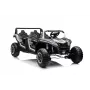 LEAN CARS Buggy elétrico para criança A033 4x4 24V branco