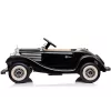 LEAN CARS Carro Elétrico para Crianças Mercedes 540K Classic Premium Luzes LED MP3 Preto