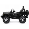 LEAN CARS Jeep Rubicon 4x4 Elétrico a Bateria Preto