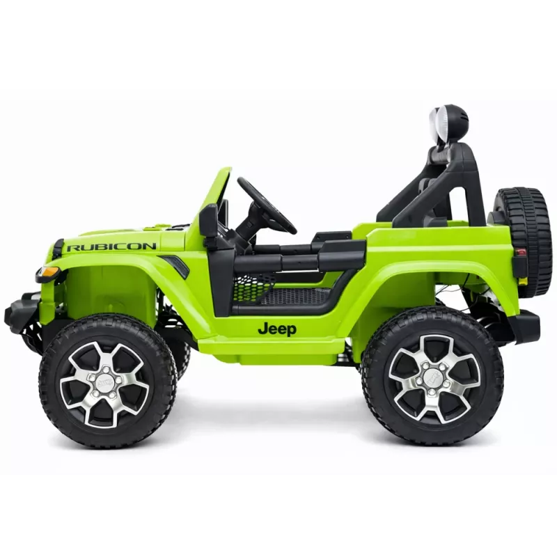 LEAN CARS Jeep Rubicon 4x4 Elétrico a Bateria Verde