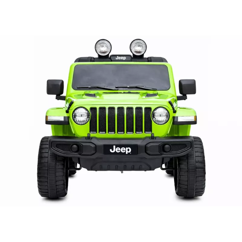 LEAN CARS Jeep Rubicon 4x4 Elétrico a Bateria Verde