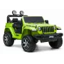 LEAN CARS Jeep Rubicon 4x4 Elétrico a Bateria Verde