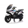 LEAN CARS Mota Elétrica a Bateria XMX609 Branco com MP3 e Luzes LED