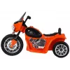LEAN CARS Mota Elétrica a Bateria JT568 Polícia Laranja LED