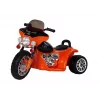 LEAN CARS Mota Elétrica a Bateria JT568 Polícia Laranja LED