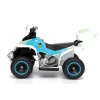 LEAN CARS Quad Polícia Elétrico para Crianças GTS1188-A Branco Luzes LED Música Espaço de Arrumação
