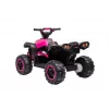 LEAN CARS quadriciclo elétrico para criança HL568 rosa – ATV infantil 12V 2x30W com música, luzes LED, capacidade de carga 30 kg