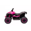 LEAN CARS quadriciclo elétrico para criança HL568 rosa – ATV infantil 12V 2x30W com música, luzes LED, capacidade de carga 30 kg