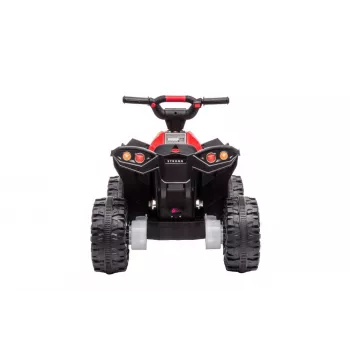 LEAN CARS quadriciclo elétrico HL568 vermelho ATV infantil a bateria de 6V com luzes LED e música