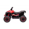 LEAN CARS quadriciclo elétrico HL568 vermelho ATV infantil a bateria de 6V com luzes LED e música