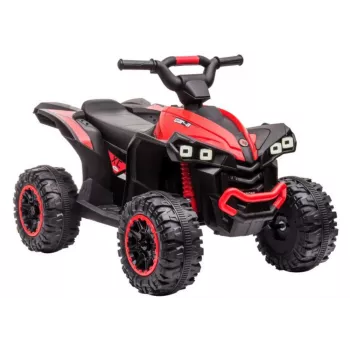 LEAN CARS quadriciclo elétrico HL568 vermelho ATV infantil a bateria de 6V com luzes LED e música