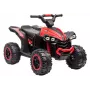 LEAN CARS quadriciclo elétrico HL568 vermelho ATV infantil a bateria de 6V com luzes LED e música