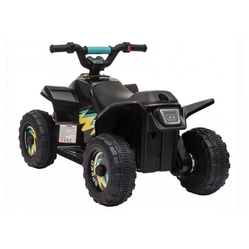 LEAN CARS Quad Elétrico a Bateria XMX612 Preto