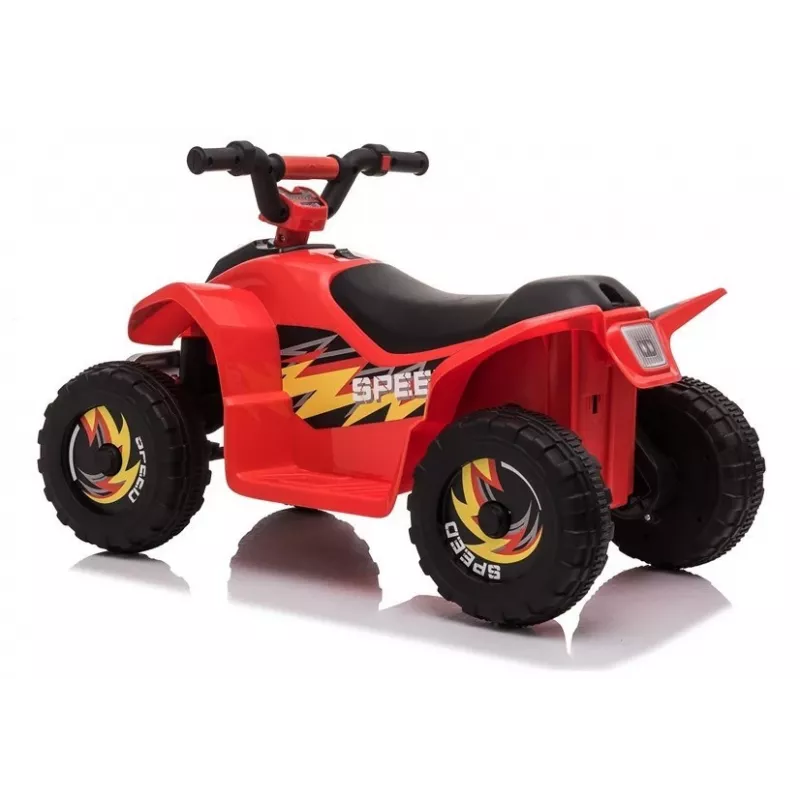 LEAN CARS Quad Elétrico a Bateria XMX612 Vermelho