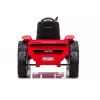 LEAN CARS Trator Elétrico CH9959 Vermelho com Atrelado, Luzes LED, Telecomando, Rádio