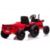 LEAN CARS Trator Elétrico CH9959 Vermelho com Atrelado, Luzes LED, Telecomando, Rádio