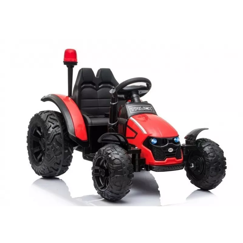 LEAN CARS Trator Elétrico HZB-200 com Atrelado Vermelho