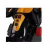 LEAN CARS Trator Elétrico para Montar com Escavadora de Pá Laranja