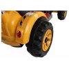 LEAN CARS Trator Elétrico para Montar com Escavadora de Pá Laranja